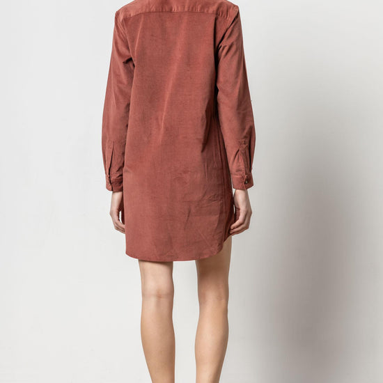 Corduroy Shirt Dress Womens Dress Brandy A3