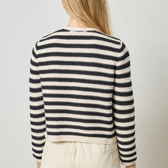 Jackie Cardigan Womens Sweater Stripe A3