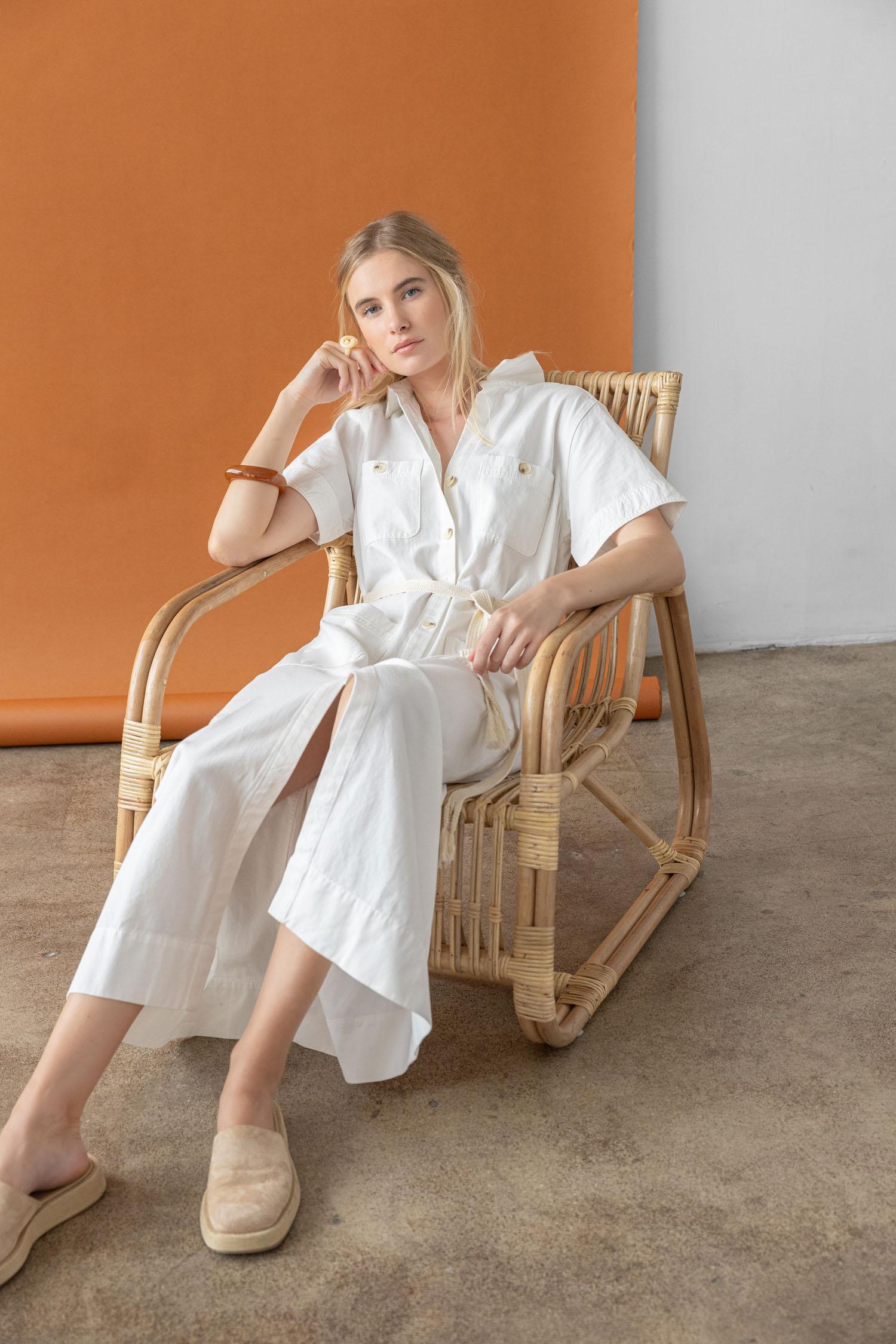 knee length dresses for ladies Patou main image 1