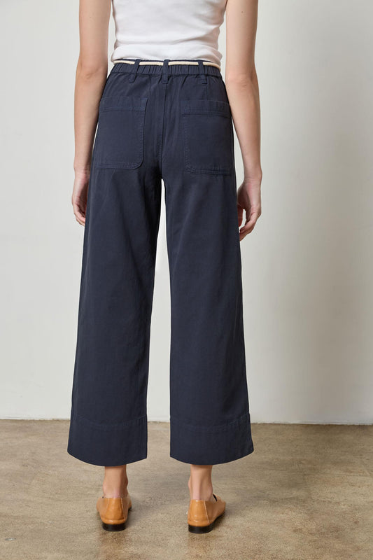 Patch Pocket Pant Womens Pant Navy A2