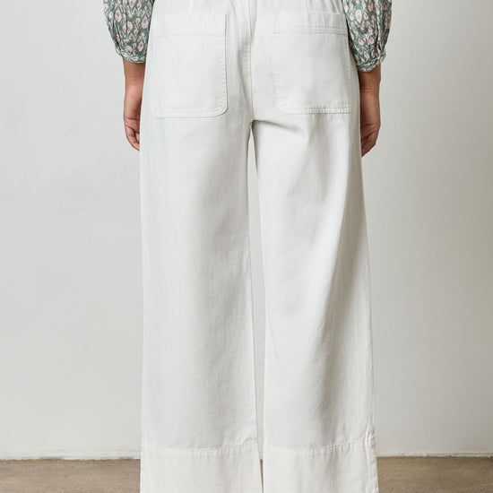 Patch Pocket Pant Womens Pant White A2