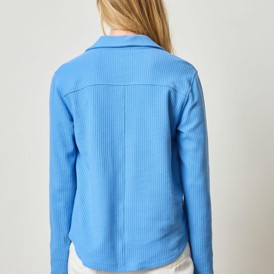 Collared Button Down Womens Top Bluejay A2