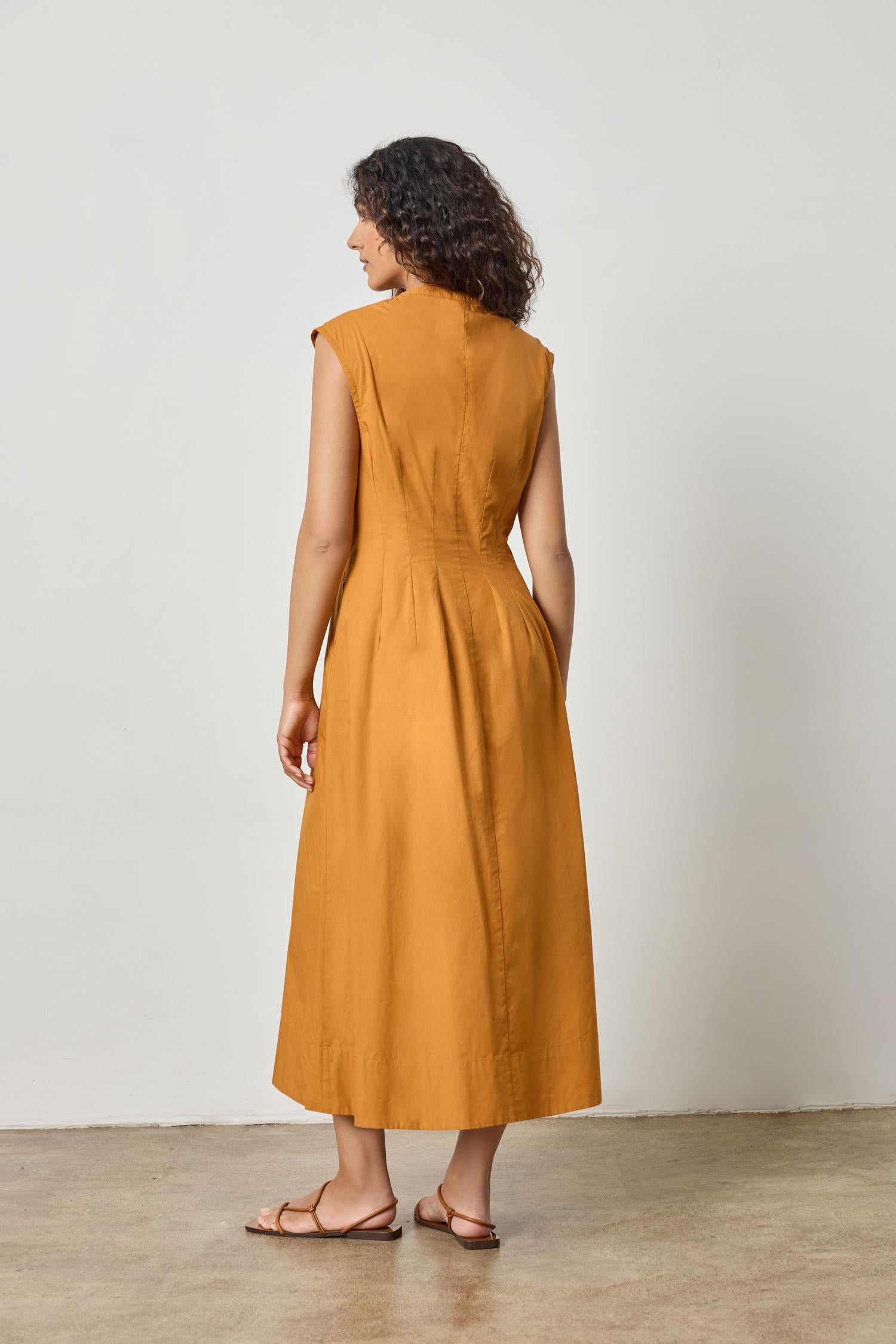 Sleeveless Seamed Maxi Dress Womens Dress Marmalade A2