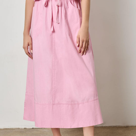 Long Poplin Skirt Womens Skirt Taffy A1