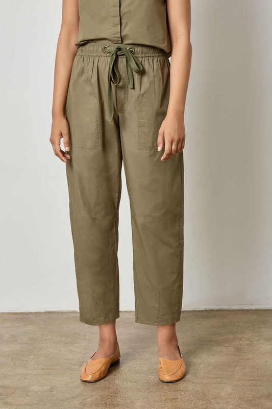 Everyday Poplin Pant Womens Pant Kelp A1