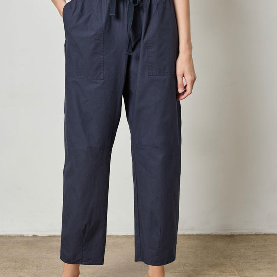 Everyday Poplin Pant Womens Pant Navy A1