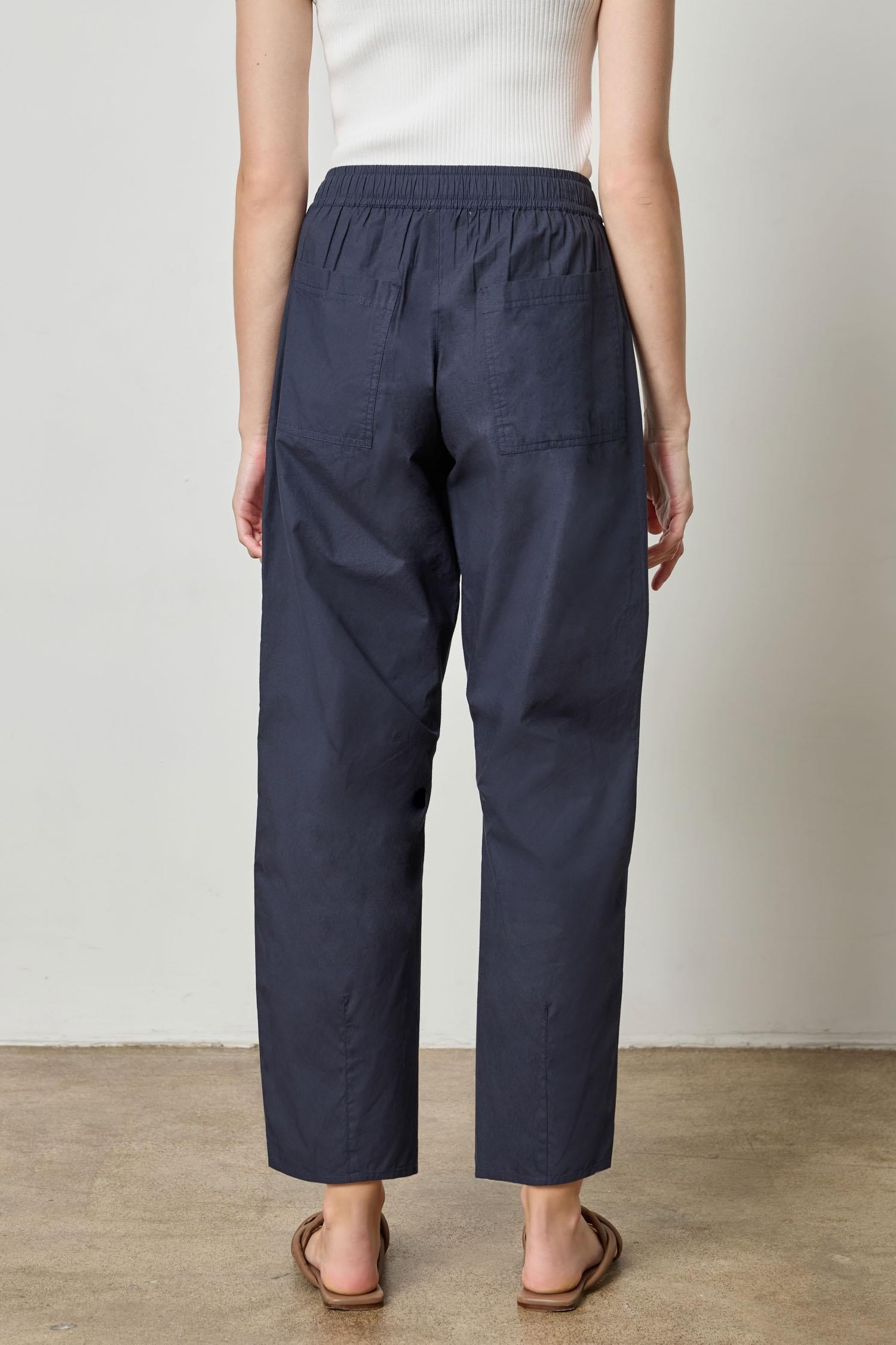 Everyday Poplin Pant Womens Pant Navy A2