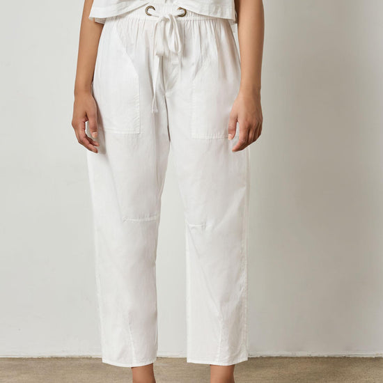 Everyday Poplin Pant Womens Pant White A1