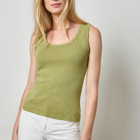 Wide Strap Tank Womens Top Tarragon A1
