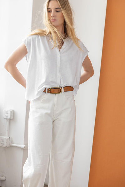 (取寄) リラ P レディース カラード ボタン ダウン Lilla P women Collared Button Down Ecru Women's Lilla P Collared Button Down | Zappos.com