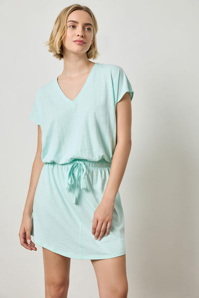 (取寄) リラ P レディース フル スリーブ V-ネック Lilla P women Full Sleeve Elastic Waist V-Neck Dress – Lilla P
