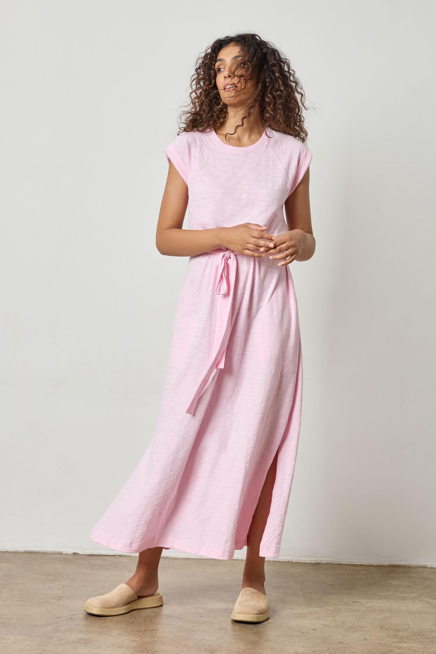 Saddle Sleeve Maxi Dress Womens Dress Peony A1