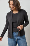 Classic Cardigan Womens Top Black A5