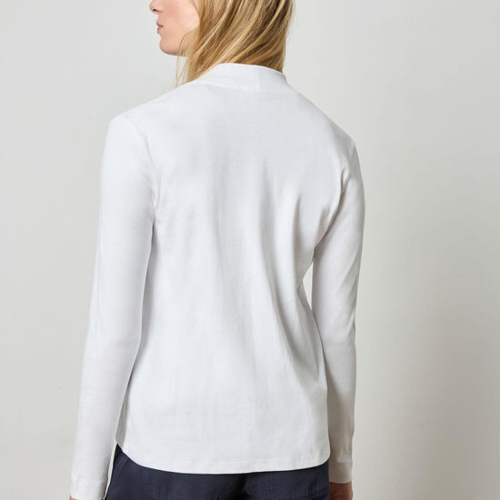 Classic Cardigan Womens Top White A2