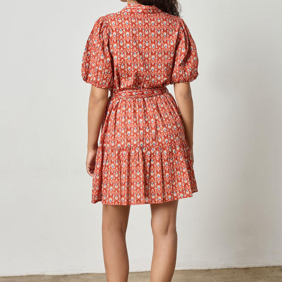 Short Sleeve Tiered Peplum Dress Lilla P Short Sleeve Tiered Peplum Dress Lilla P