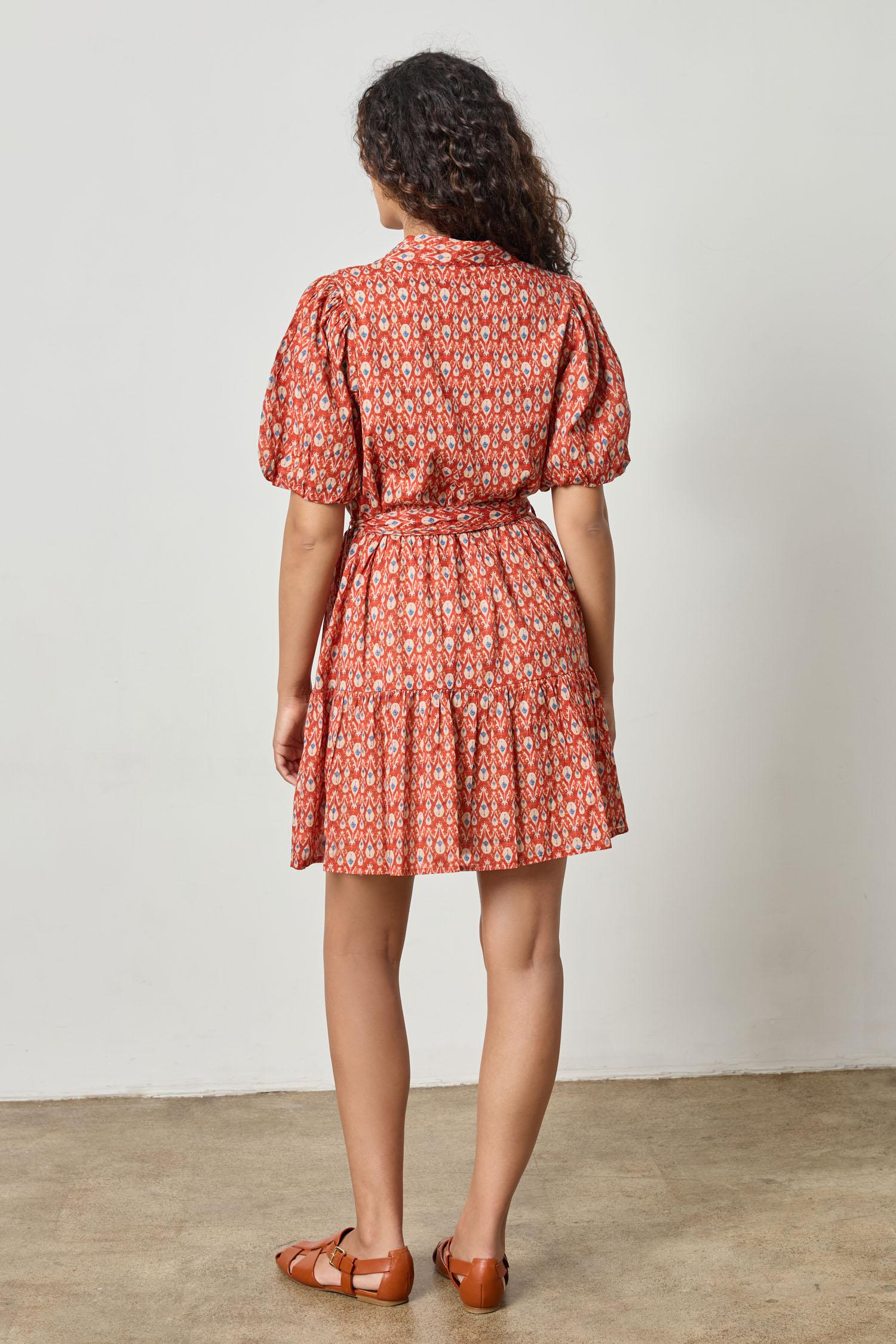Short Sleeve Tiered Peplum Dress Lilla P Short Sleeve Tiered Peplum Dress Lilla P