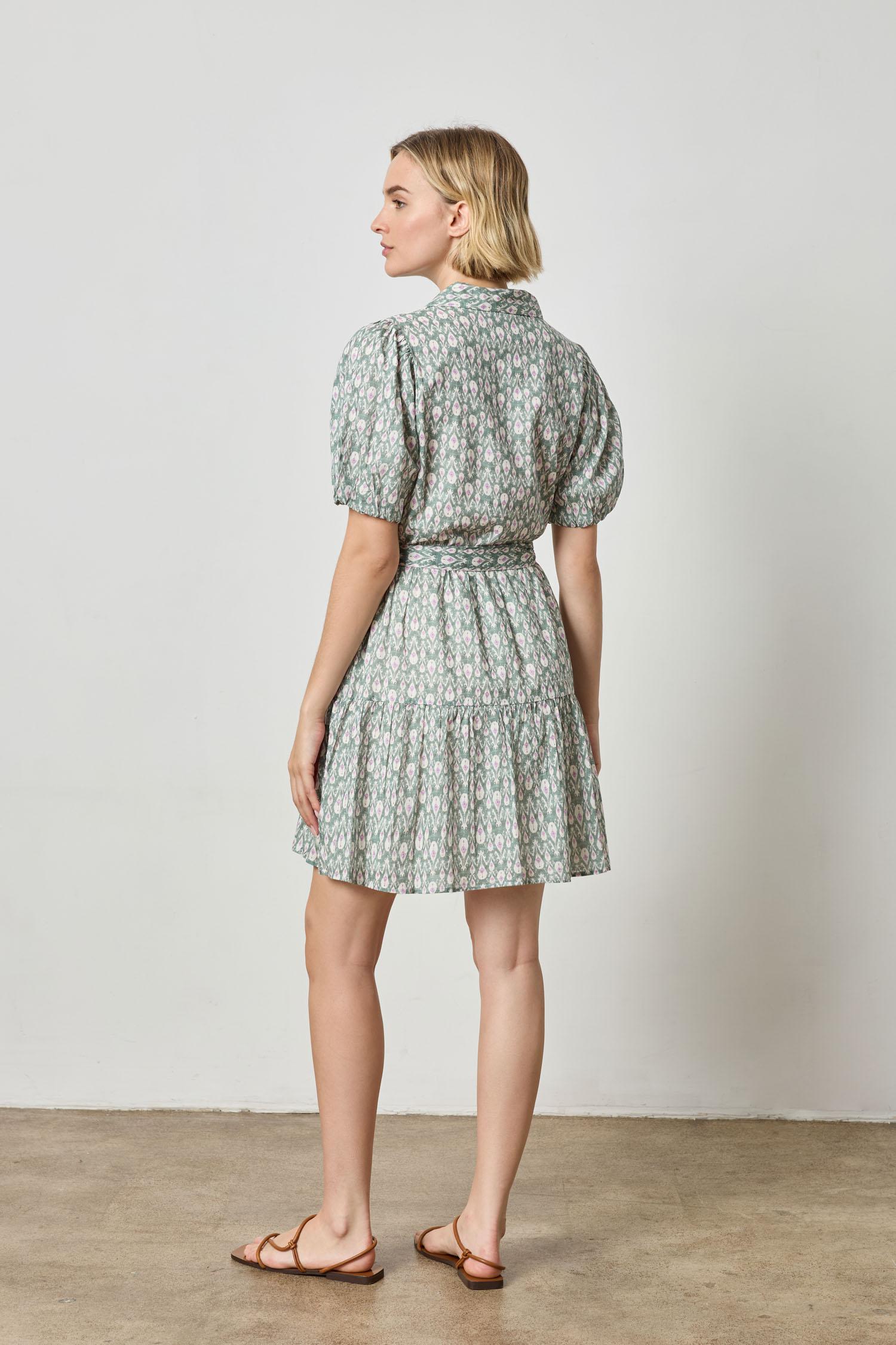 Short Sleeve Tiered Peplum Dress Lilla P Short Sleeve Tiered Peplum Dress Lilla P