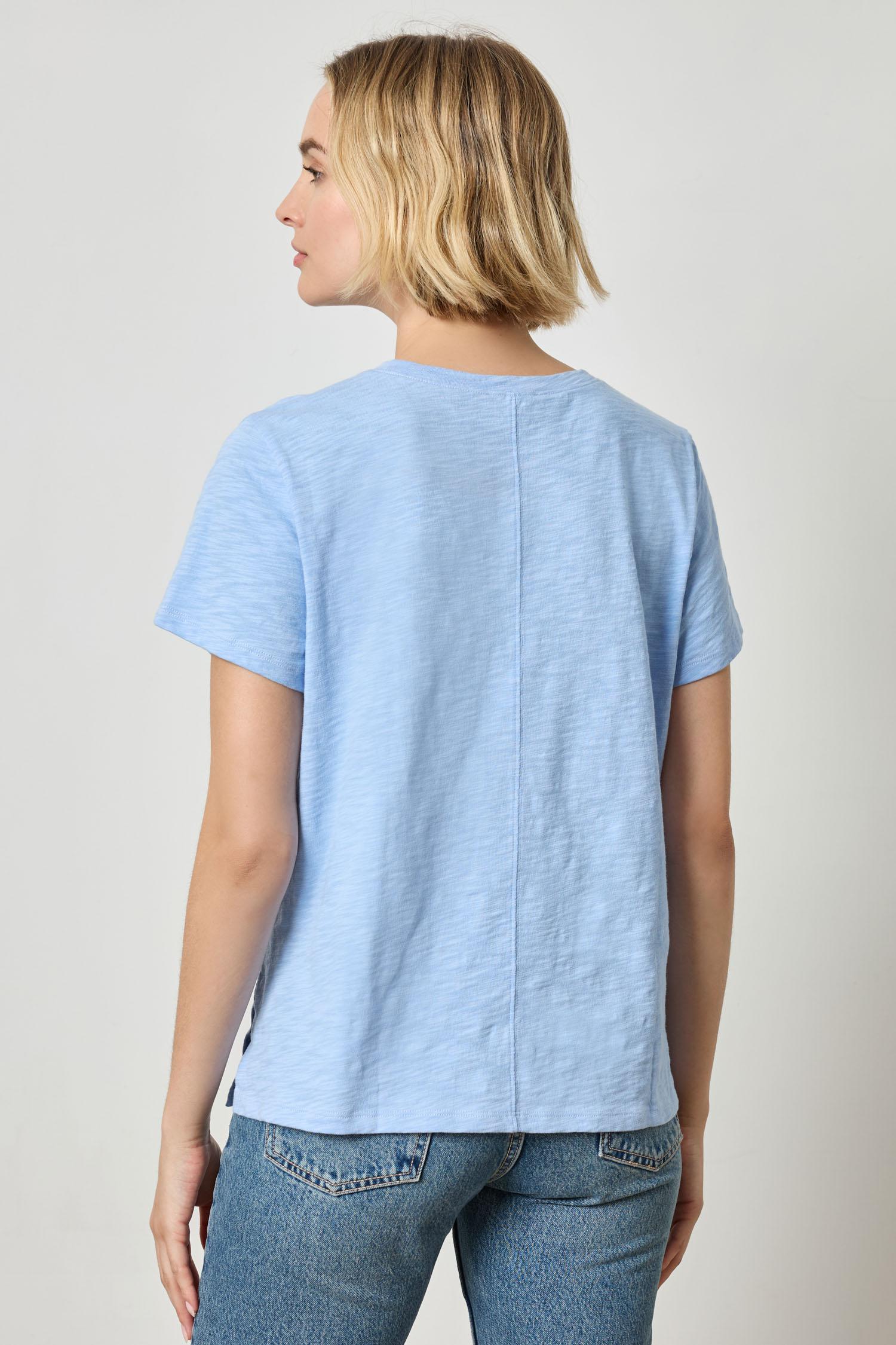 Boyfriend Tee Womens Top Cornflower A2