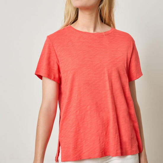 Boyfriend Tee Womens Top Geranium A1