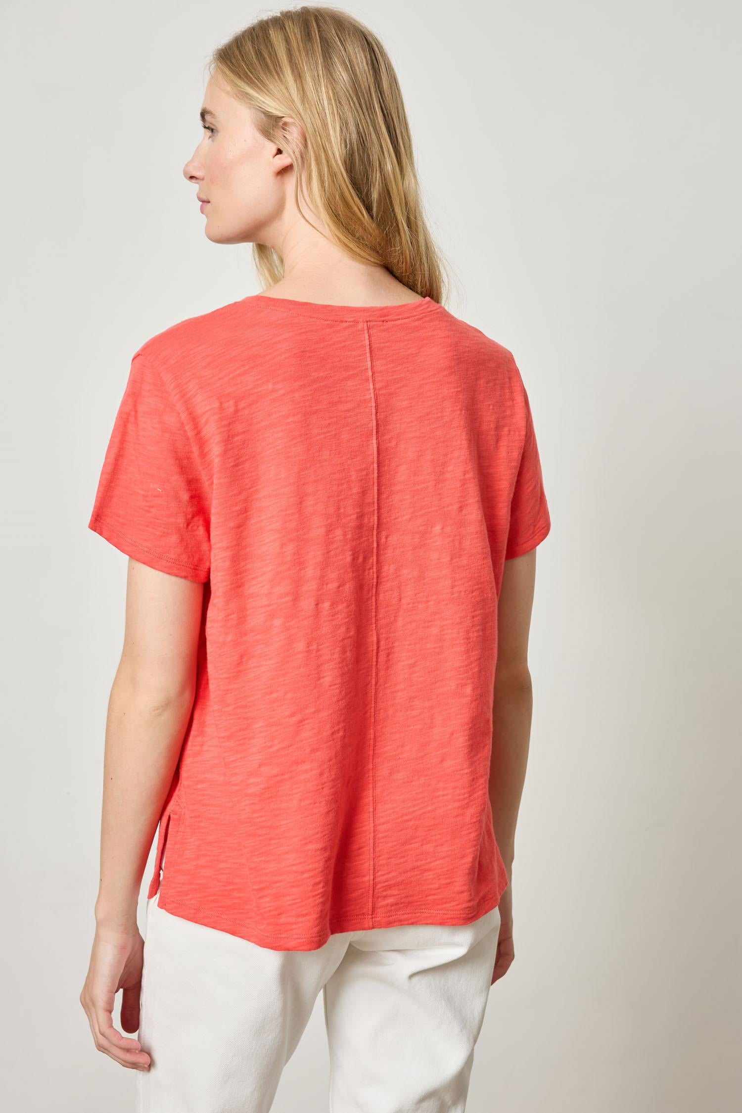 Boyfriend Tee Womens Top Geranium A2