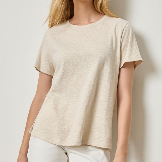 Boyfriend Tee Womens Top Stucco A1