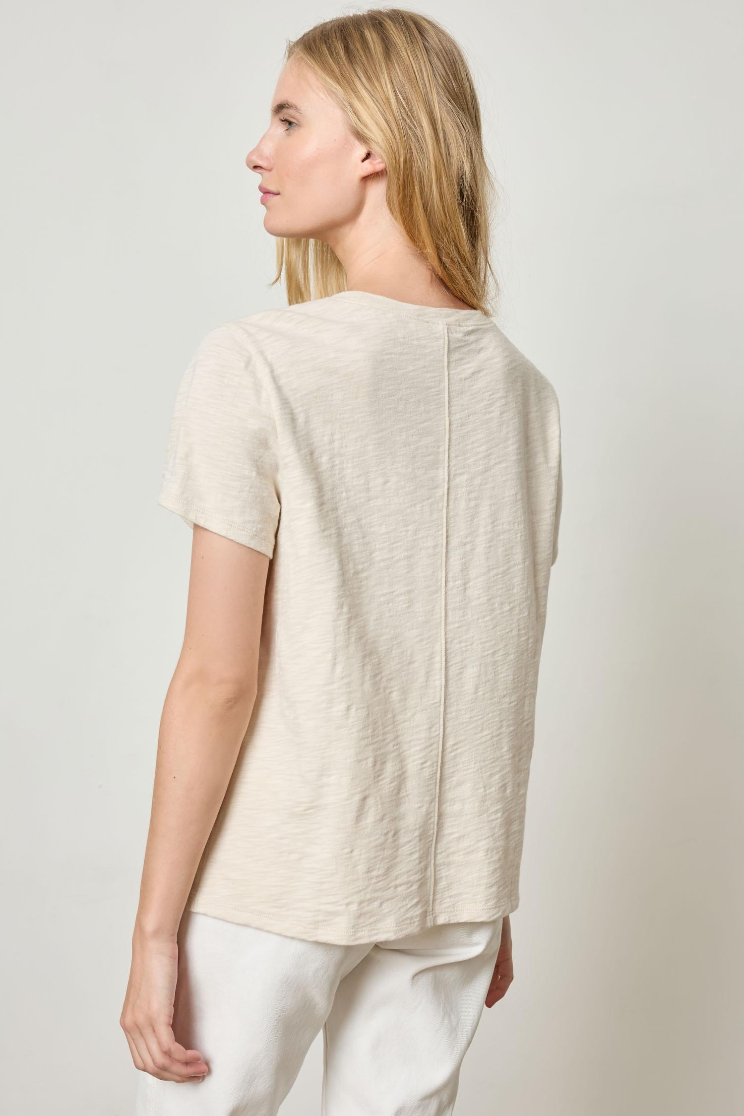 Boyfriend Tee Womens Top Stucco A2