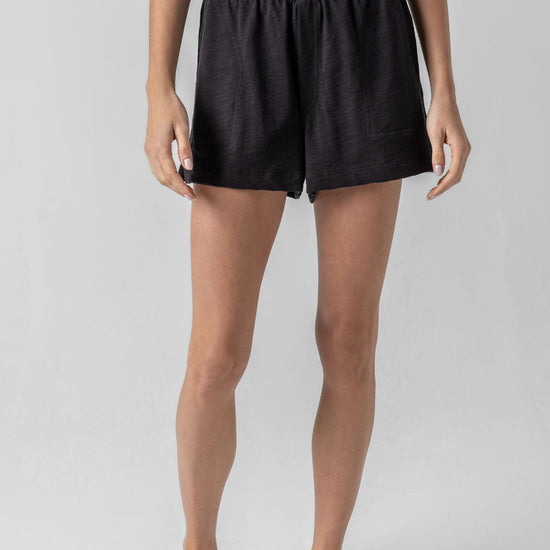 Faux Fly Short in color Black Image A1