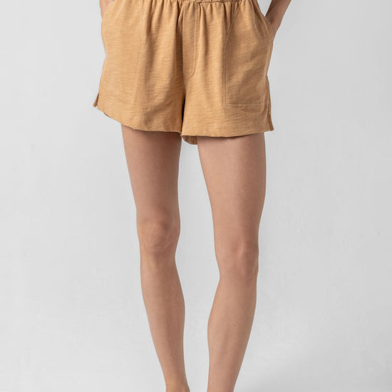Faux Fly Short in color Teak Image A1