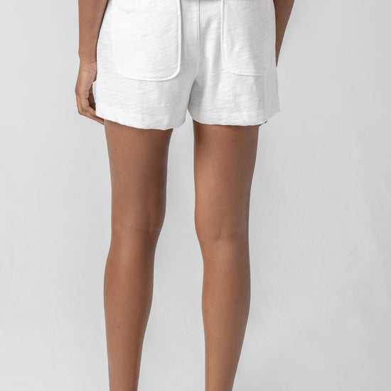 Faux Fly Short in color White Image A2