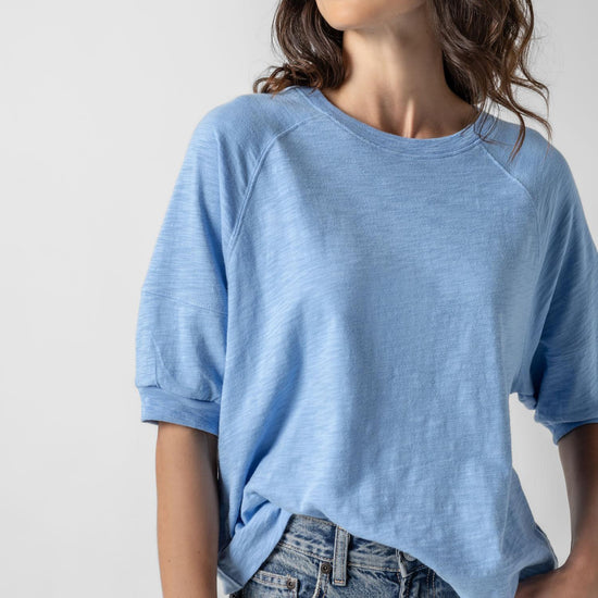 Raglan Sweatshirt Tee Womens Top Malibu A1