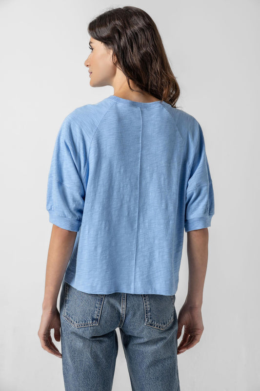Raglan Sweatshirt Tee Womens Top Malibu A2