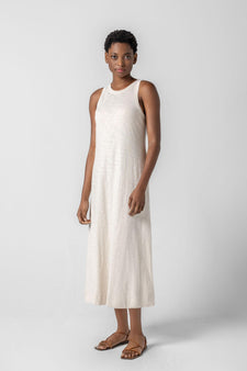 Jewel Neck Tank Dress Womens Dress Canvas A1