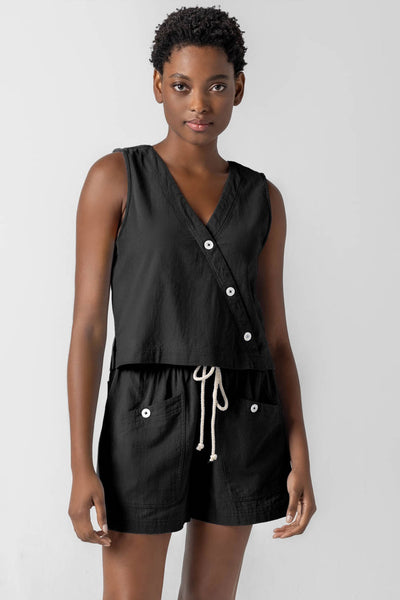 Cross Front Sleeveless Top – Lilla P