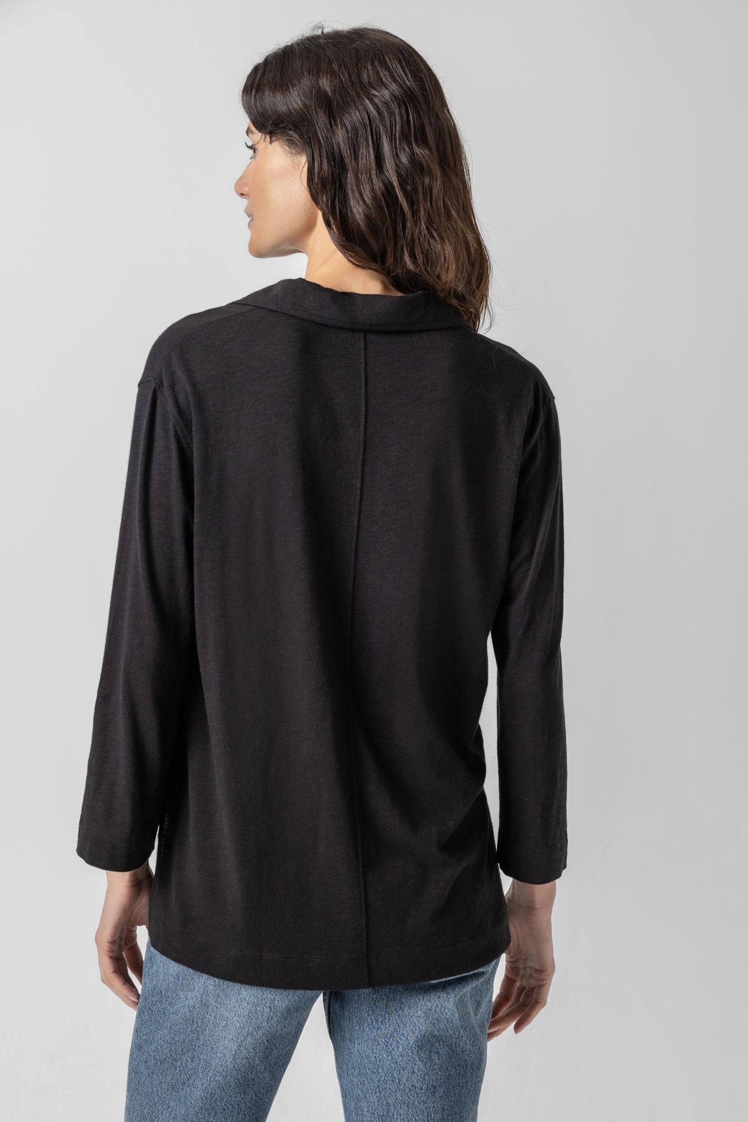 トップス melon&marron. 3/4 Sleeve Split Neck Tunic – Lilla P