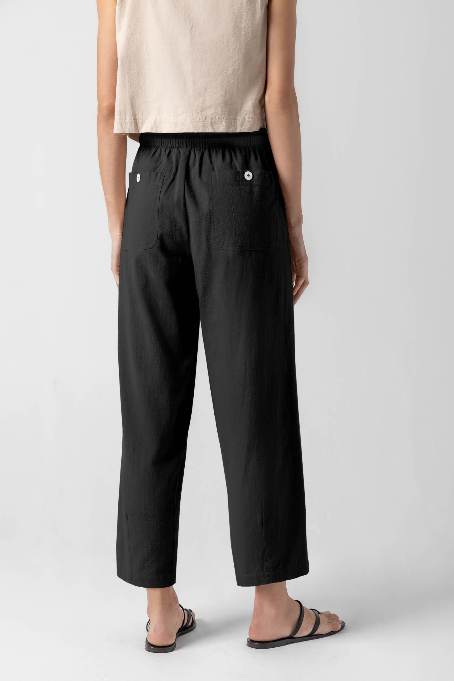 Summer Pant in color Black Image A2