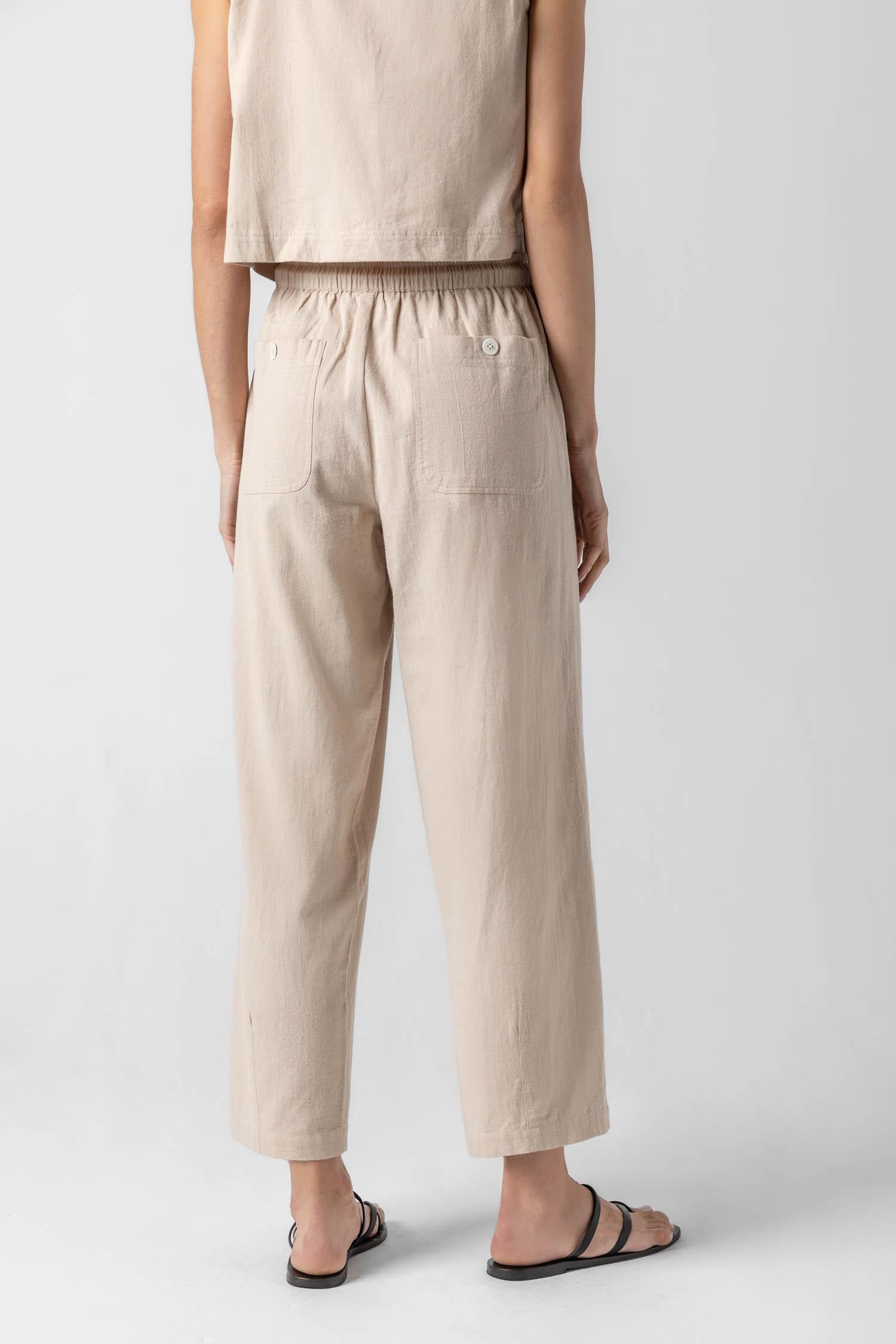 パンツ eaphi slanting button short pants /beige 7115 By Szeki Signature 3/4 Cropped Shirt Jacket Textured Beige