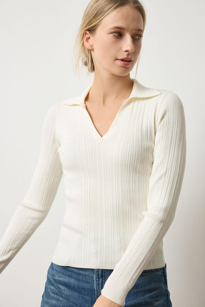 (取寄) リラ P レディース エルボー スリーブ ヘンリー セーター Lilla P women Elbow Sleeve Henley Sweater White PA3038-CEA-A1_grande.jpg?v=
