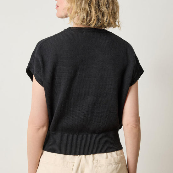 Wedge Sweater Womens Sweater Black A2