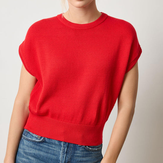 Wedge Sweater Womens Sweater Scarlet A1