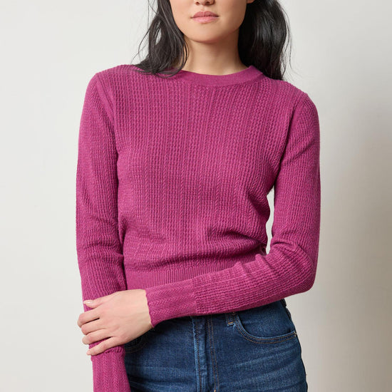Multi Stitch Pullover Sweater Womens Sweater Dahlia A1