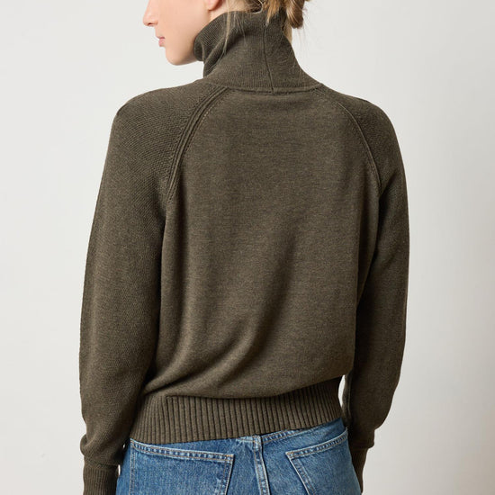 Relaxed Turtleneck Sweater Womens Sweater Fir A2