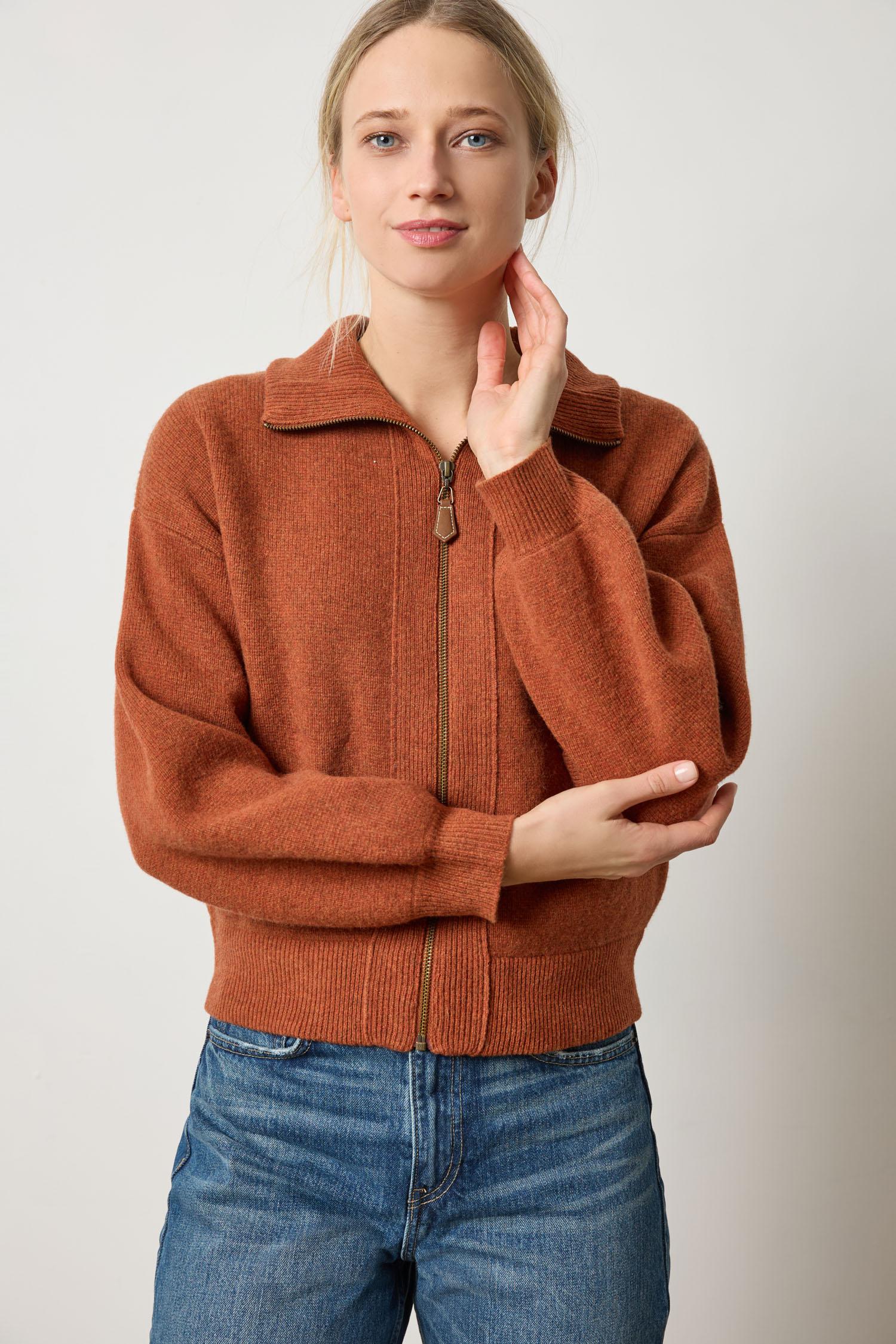 Zip Front Polo Cardigan – Lilla P