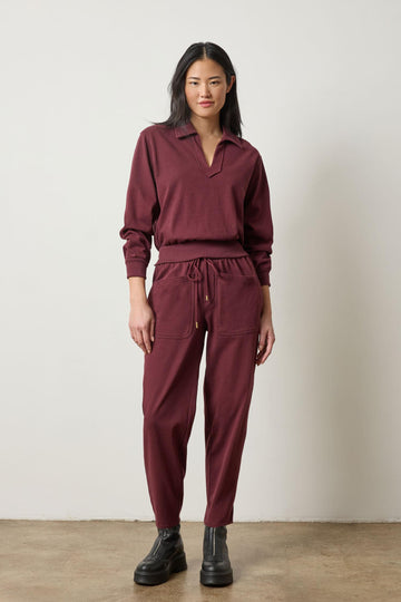 Utility Pocket Pant Womens Pant Mulberry A0