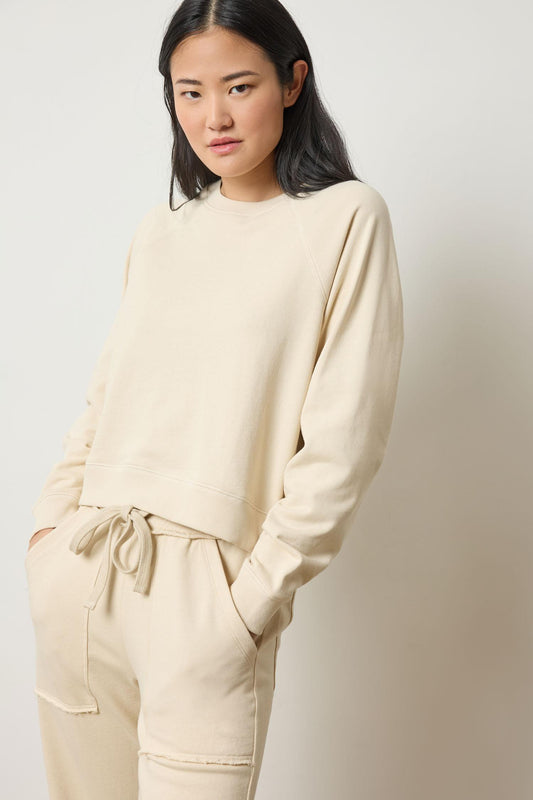 Raglan Sweatshirt in color Muslin Image A1