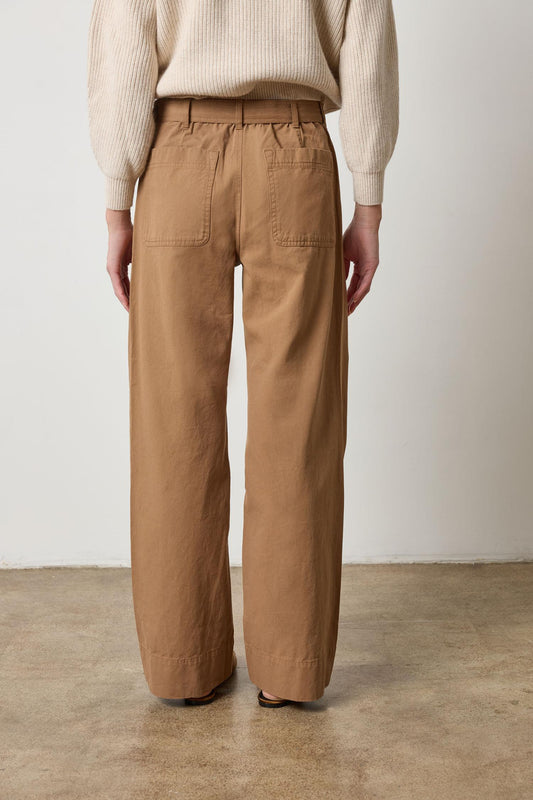 Slant Pocket Twill Pant in color Pecan Image A2