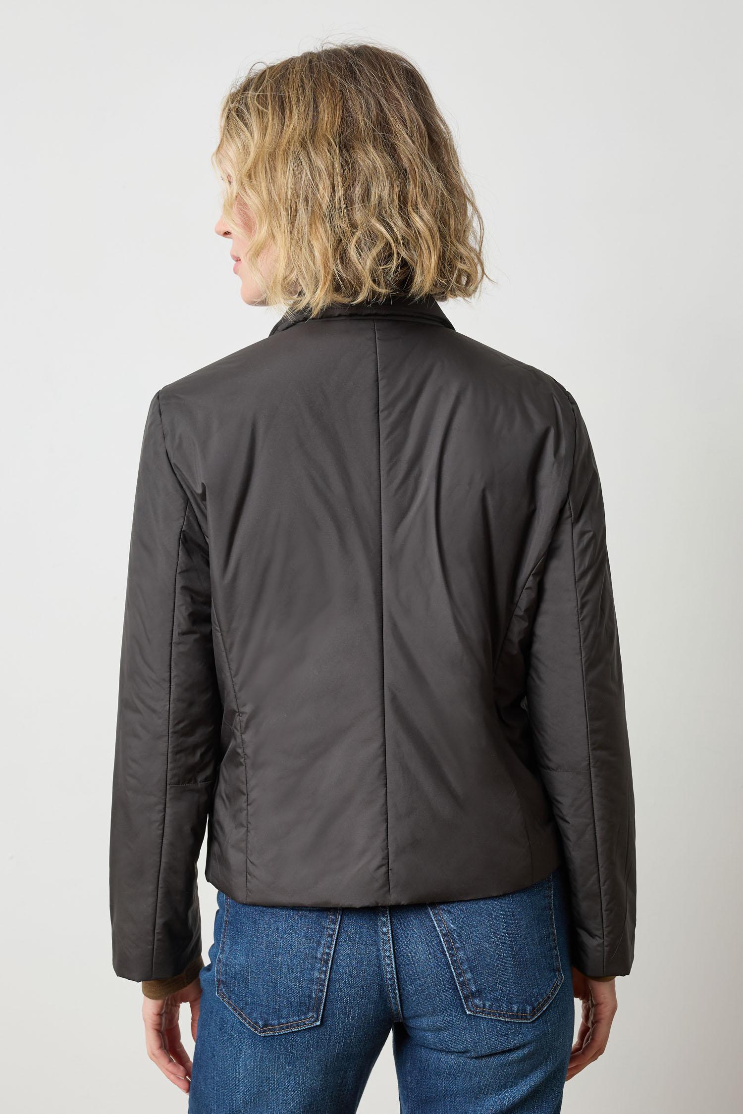 Padded Blazer in color Black Image A2