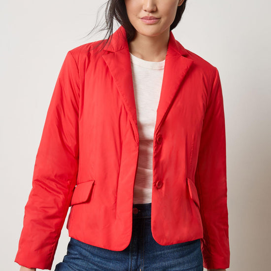 Padded Blazer in color Ruby Image A1