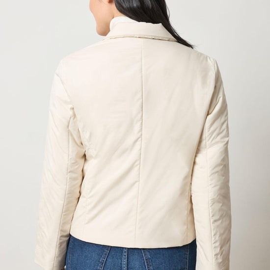 Padded Blazer in color Talc Image A2