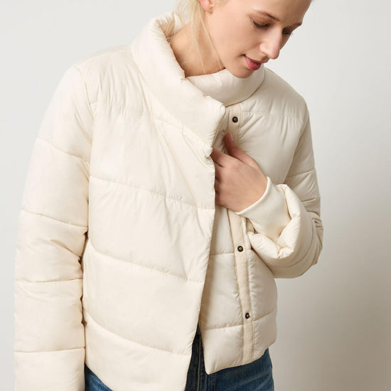 Knit Cuff Jacket in color Talc Image A1