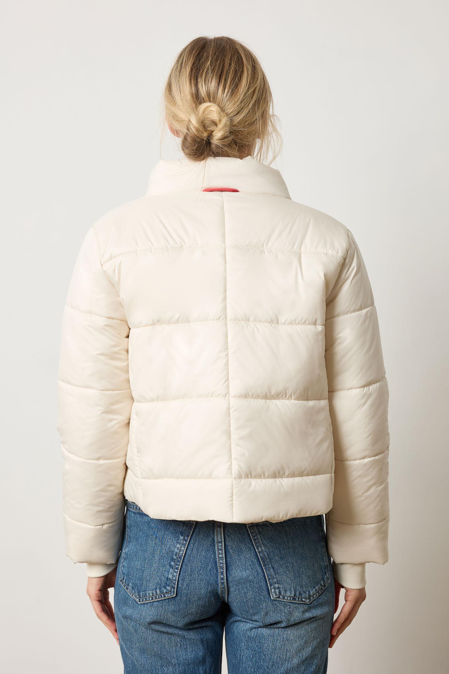 Knit Cuff Jacket in color Talc Image A2
